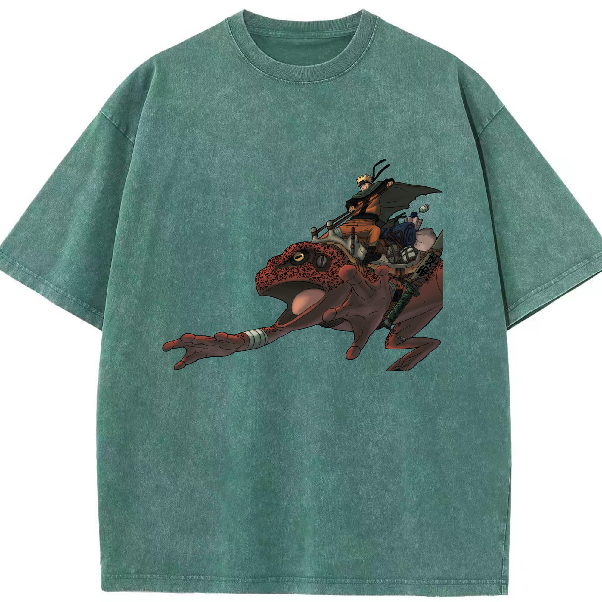 （画像用） NARUTO -ナルト- うずまき ナルト Uzumaki Naruto 綿100% ヴィンテージ風 半袖Tシャツ（フロントプリント）